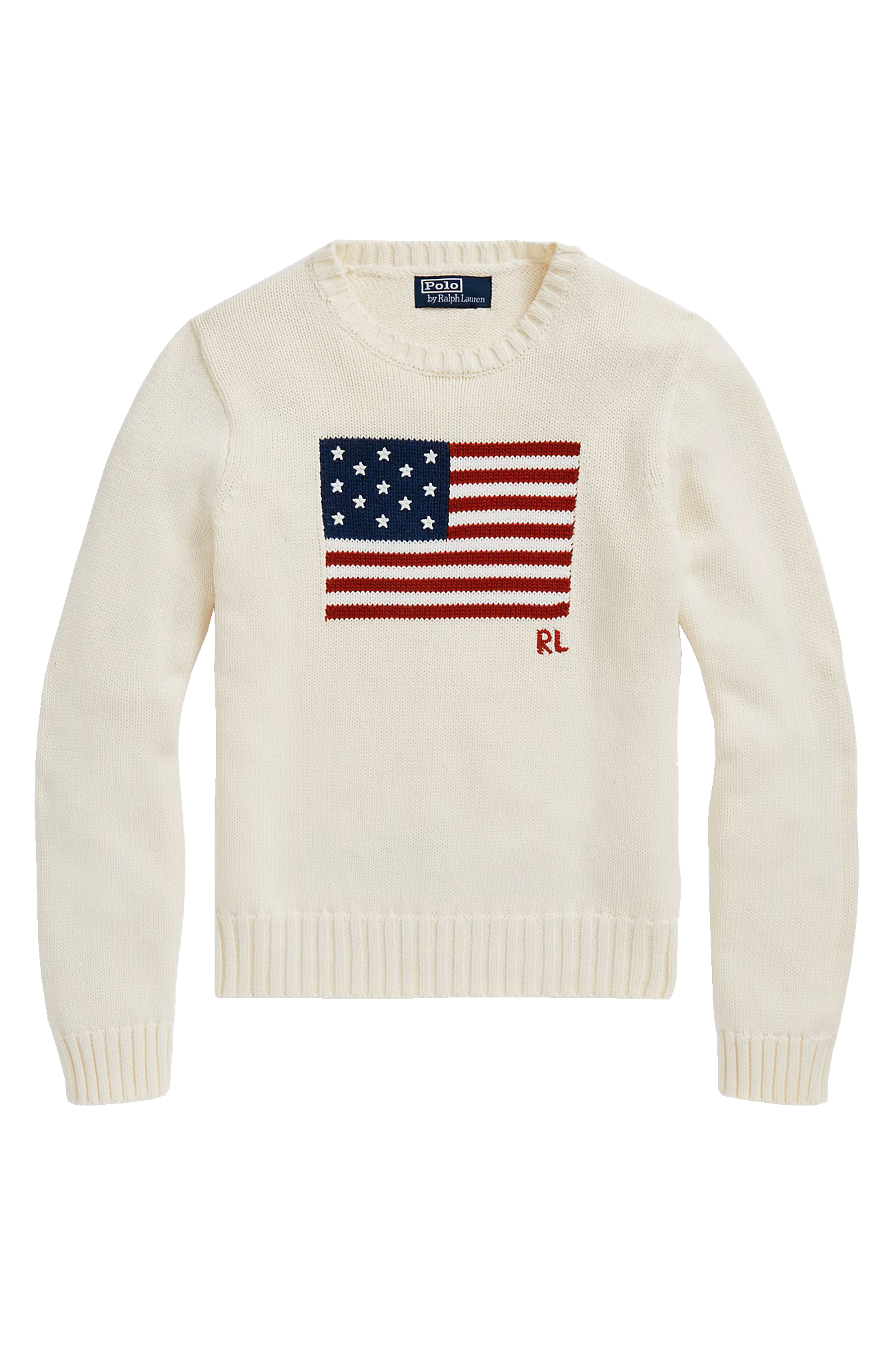 FLAG LONG SLEEVE PULLOVER - Sweaters - Sassanova
