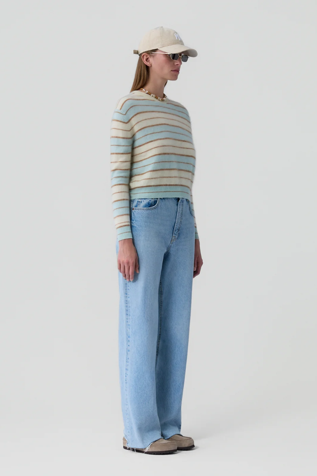 GRIZZLY STRIPE CREW - Sweaters - Sassanova