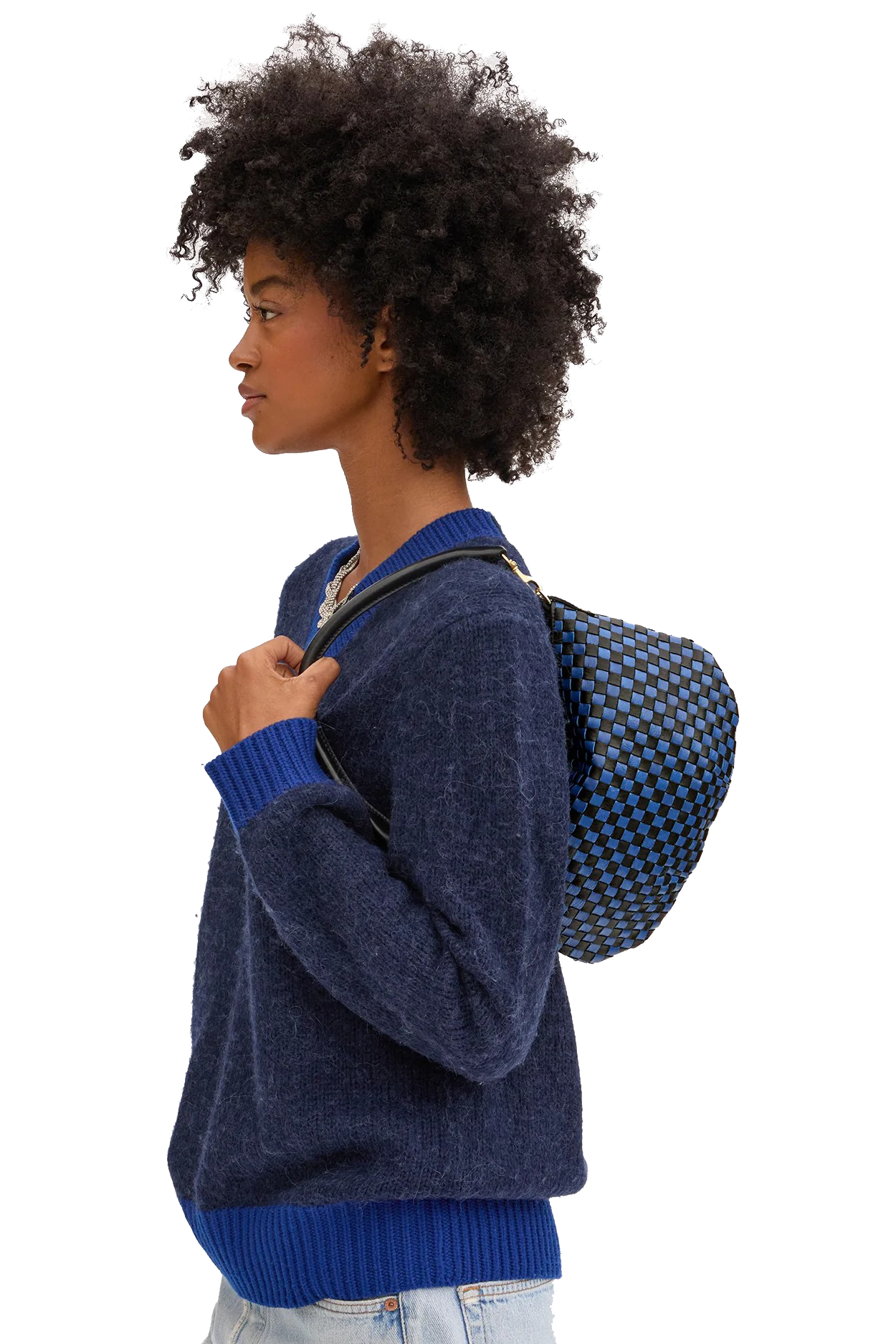 PETITE MOYEN MESSENGER CHECKER - Handbags - Sassanova