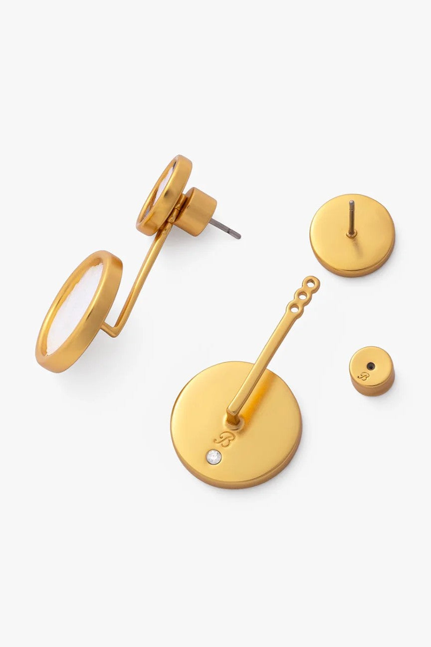 EMILY BEZEL JACKET EARRING - Earrings - Sassanova