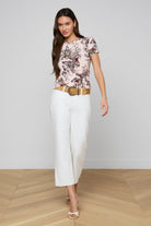 RESSI SHORT SLEEVE MULTI BUTTERFLY TEE - T-shirts - Sassanova