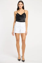 DENIM SUSIE SHORT - Shorts - Sassanova