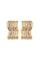 RAMONA STUDS- GOLD - Earrings - Sassanova