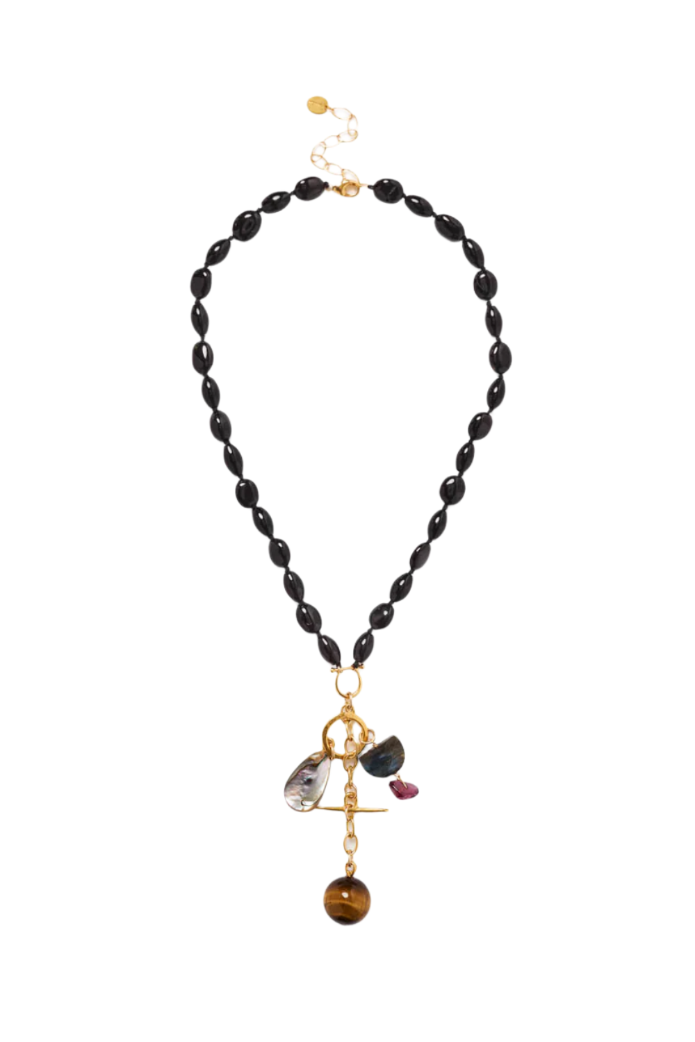 MULTI STONE CHARM NECKLACE (NG-15274LQ)
sassanova