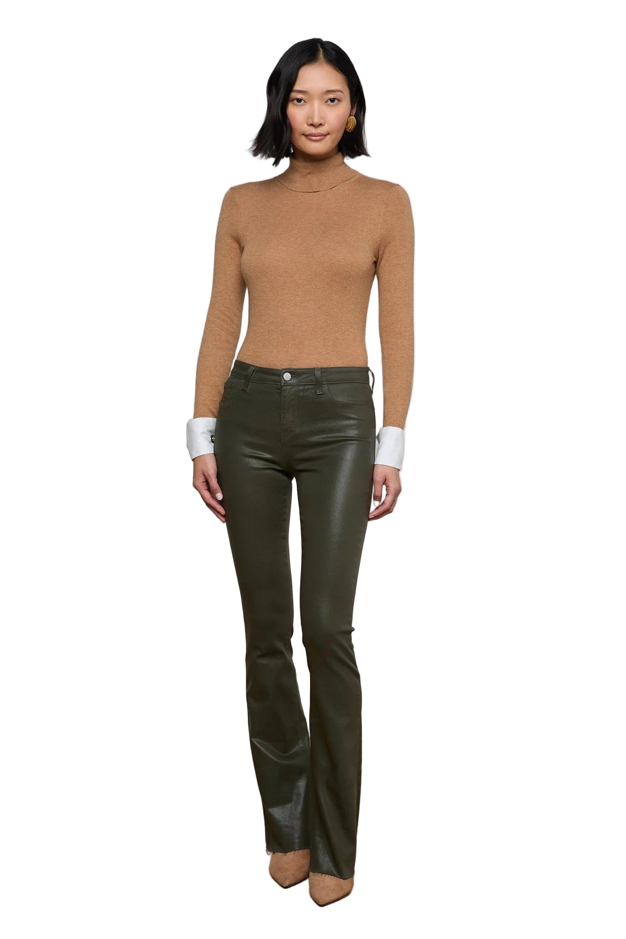 FLORA POPLIN CUFF SWEATER-sassanova