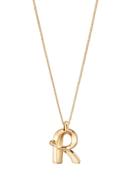 JB GOLD MONOGRAM NECKLACE