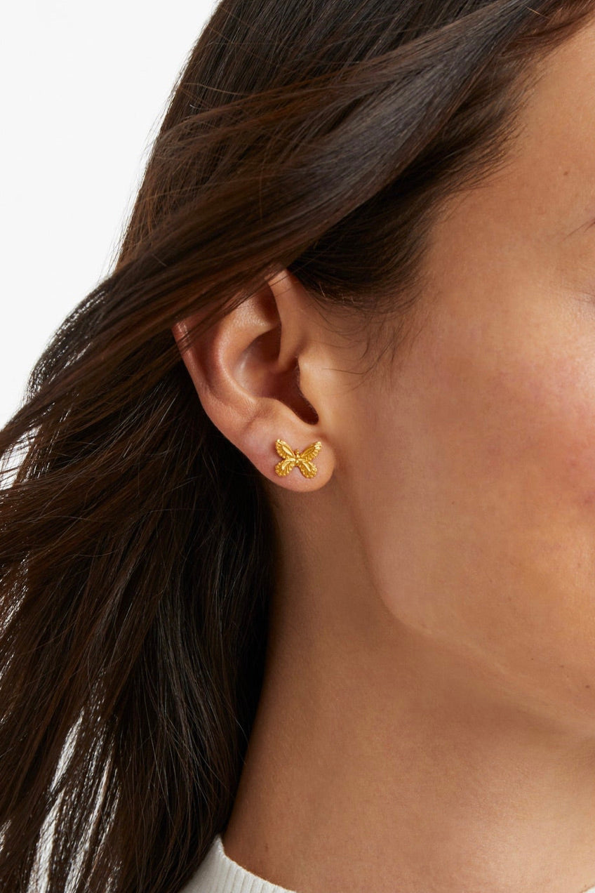 BUTTERFLY STUD EARRING- GOLD
sassanova
