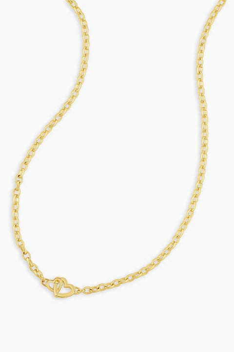 PARKER HEART MINI NECKLACE- GOLD