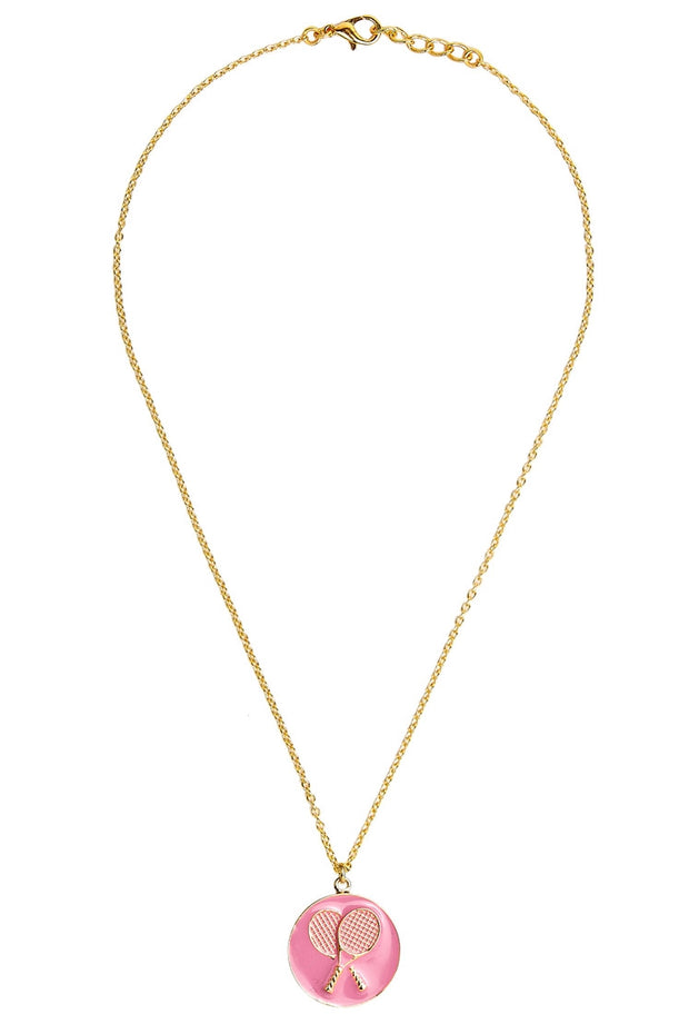 TENNIS CHARM NECKLACE