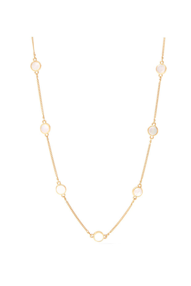 VALENCIA DELICATE STATION NECKLACE- GOLD