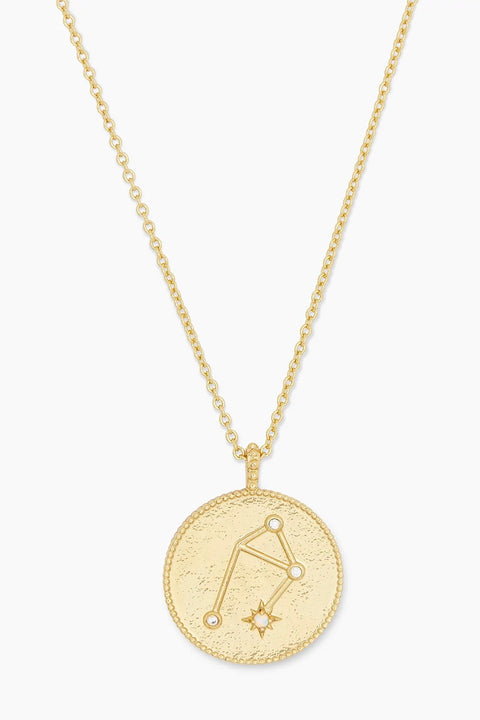 GOLD ASTROLOGY COIN NECKLACE
