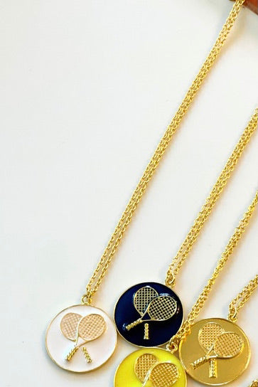 TENNIS COIN NECKLACE