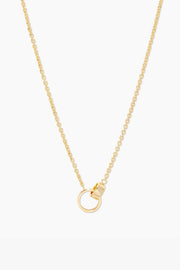 ROSE INTERLOCKING NECKLACE- GOLD