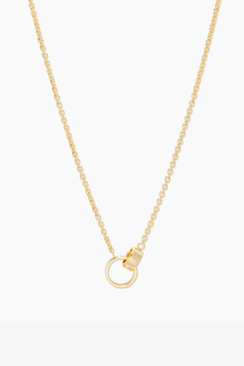 ROSE INTERLOCKING NECKLACE- GOLD