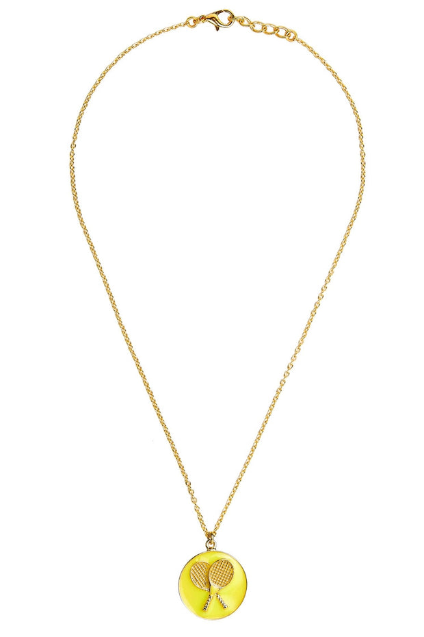 TENNIS CHARM NECKLACE