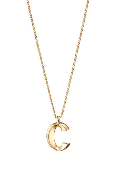 JB GOLD MONOGRAM NECKLACE