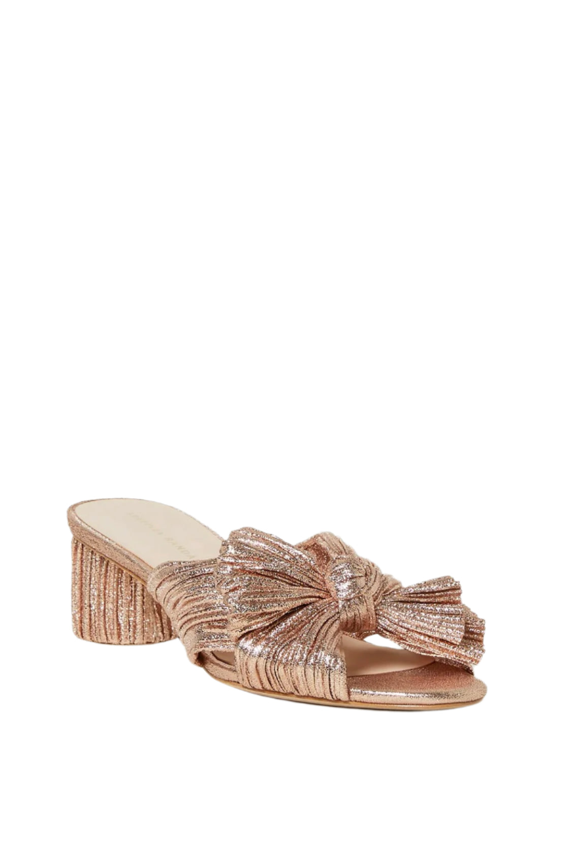 EMILIA PLEATED BOW HEEL - Sassanova