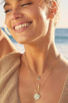 SUNSET COIN NECKLACE- GOLD
sassanova