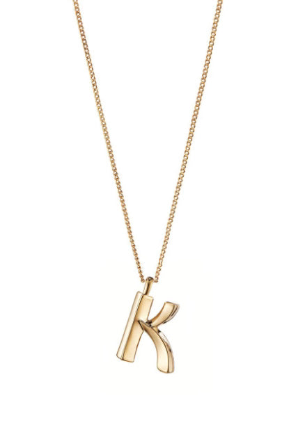 JB GOLD MONOGRAM NECKLACE