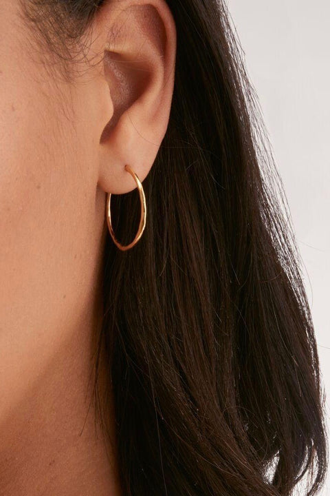 TANER SMALL HOOPS- GOLD