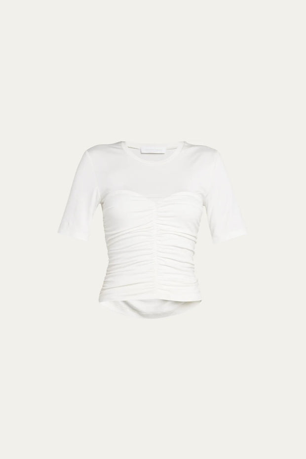 TANSY CLEAN STRETCH JERSEY TOP