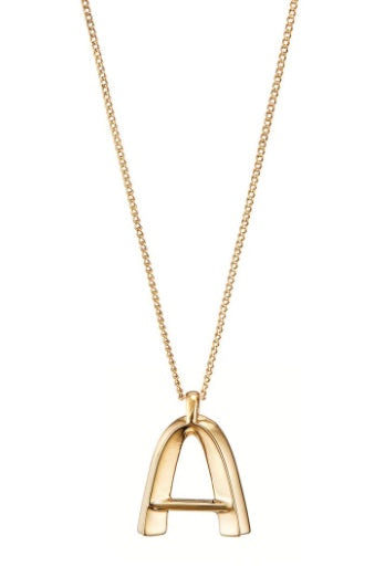 JB GOLD MONOGRAM NECKLACE