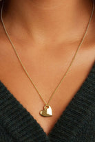LOU HEART PENDANT NECKLACE- GOLD
sassanova