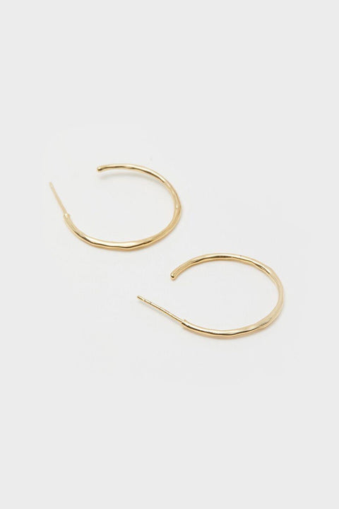 TANER SMALL HOOPS- GOLD