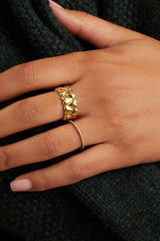 LOU HEART STATEMENT RING