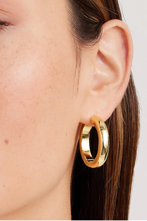 SHAWN STATEMENT HOOPS- GOLD